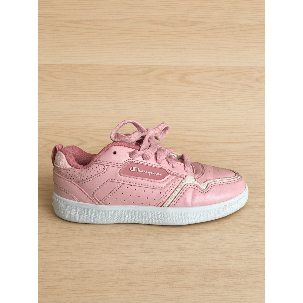 Champion Girls Pink Sneakers Little Kid Size 13 EU 31 Low Top Athletic Shoes